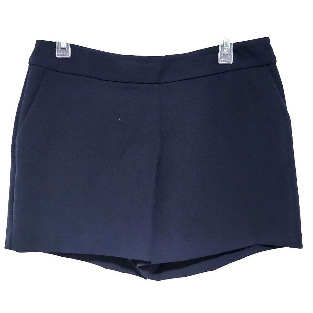 I Love Tyler Madison Shorts Large NWT Women Navy Blue Stretch Pockets